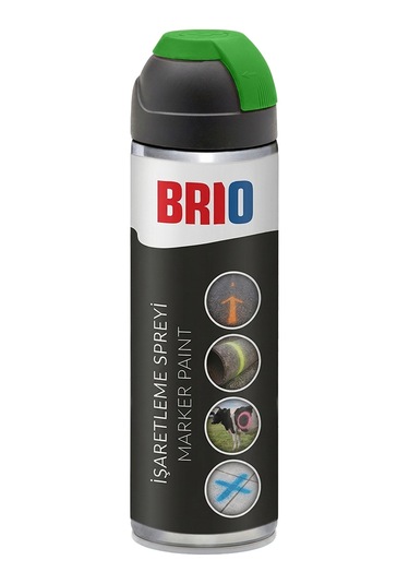 Brio İşaretleme Spreyi Endüstriyel 500 Ml Yeşil Kırmızı