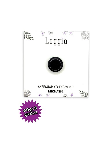Eşarp Ve Şal Mıknatısı Mermer Siyah - Başörtü Tutucu Kadın Tesettür Aksesuar Mıknatıs Siyah