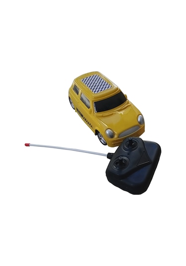 Uzaktan Kumandalı Full Fonksiyon Mini Cooper Hızlı Araba Sarı