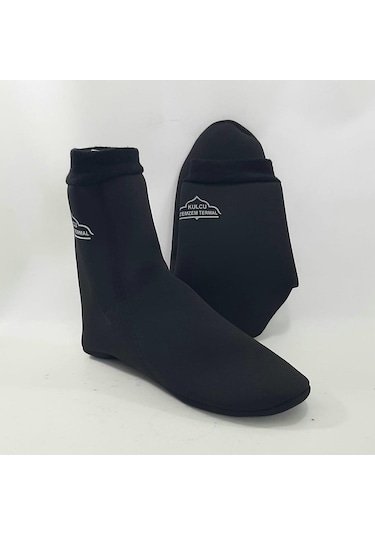 Termal Tabanlı Termal Mest Konçlu Full Termal Çorap Siyah