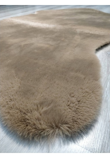 Mucize Tavşan Süet Taban Gtcamel Post Halı 80 x 150 Cm