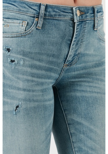 Armani Exchange Bayan Kot Pantolon Xw000123 Af12864 Mb003 Mavi Mavi Armani Exchange Bayan Kot Pantolon Xw000123 Af12864 Mb003 Mavi Mavi