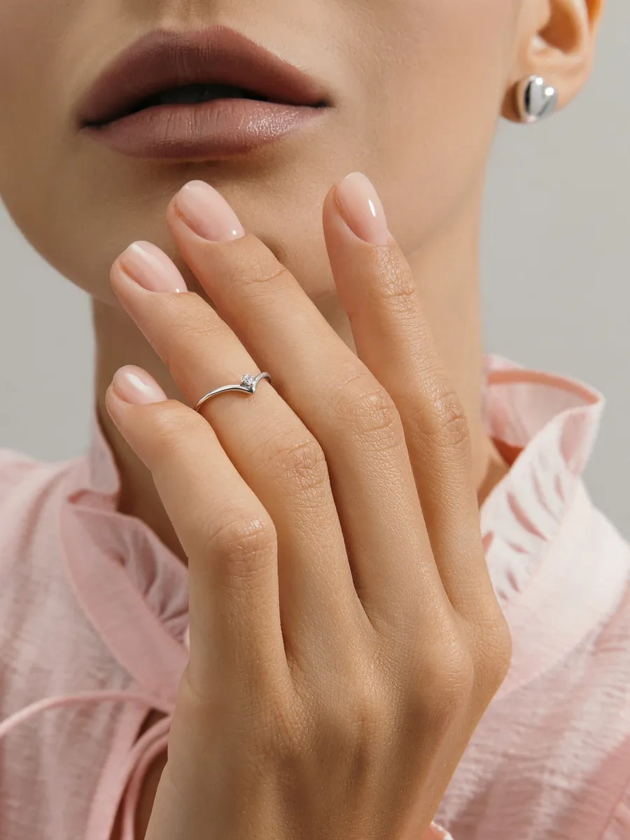 Fly Jewelry 925 Ayar Gümüş Falanks Yüzüğü 254550669 Gri