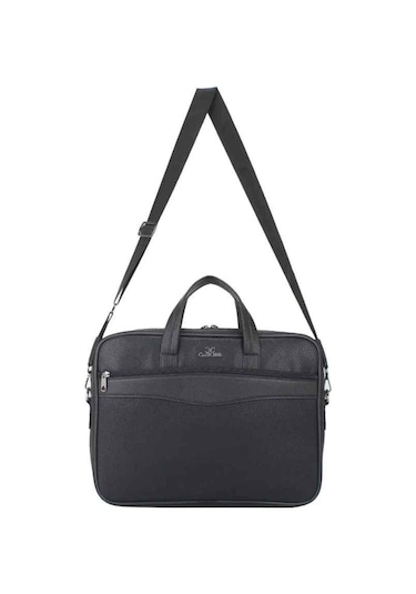 Case Club 1414-1 Evrak Çantası Omuz Askılı 15,6 Inç El Omuz Çantası Siyah