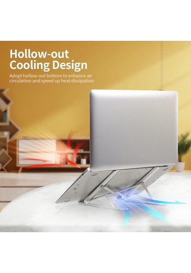 Didadodo 6 Kademeli Modülar Taşınabilir Dizüstü Bilgisayar Standı - Ergonomik Alüminyum Soğutucu