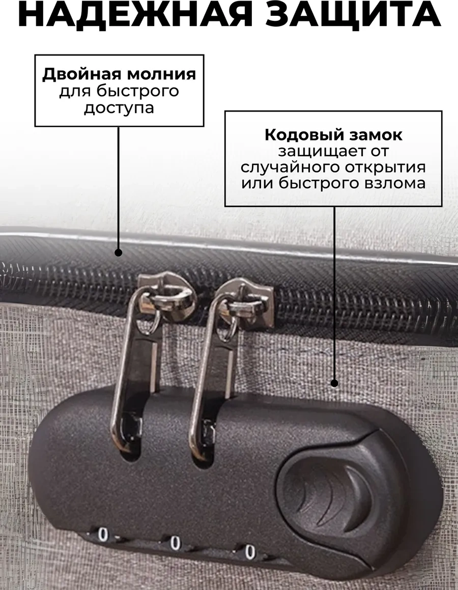 Unagi A4 Belge Saklama Organizatörü Şifreli Kilit İle 20884376 Gri