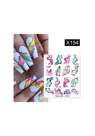 Su Transferli Nail Art Sticker X154 55344-9