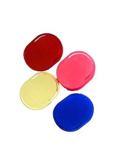 Saç Masaj ve Yıkama Kauçuk Tarak Kırmızı 2 Adet