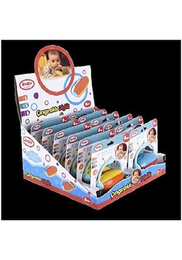 Zuzu Toys Renkli Çıngıraklı Dişlik Çok Renkli