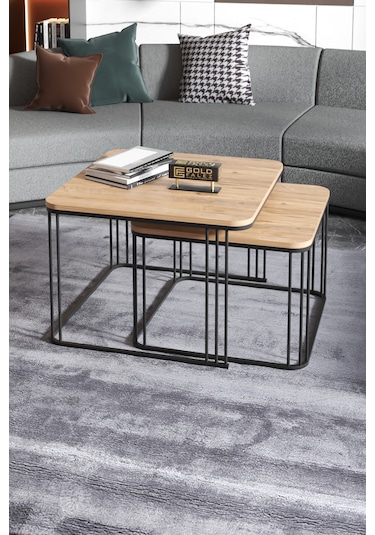 Orta Sehpa İkili Alize Atlantik Çam Çok Renkli