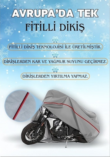 Carguard Tüm Motosikletler İle Uyumlu Brandası Motor Örtüsü Çadır