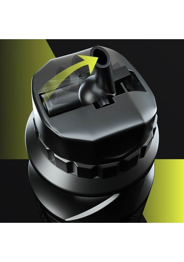 Enlee 650Ml Dağ Bisikleti Su Şişesi Bpa Içermez Fda Sertifikası Olmadan - Güzel Kız/Yeşil