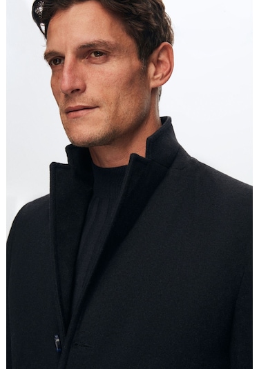 Ds Damat Regular Fit Lacivert Mono Yaka Kaşe Kaban 5HF08ORT10000 Lacivert Ds Damat Regular Fit Lacivert Mono Yaka Kaşe Kaban 5HF08ORT10000 Lacivert