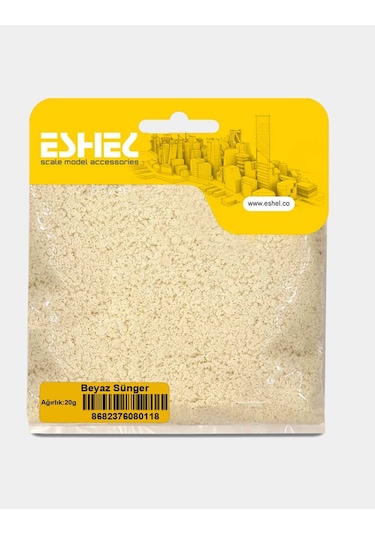 Eshel Maket Beyaz Sünger--20 Gr--20 Gr