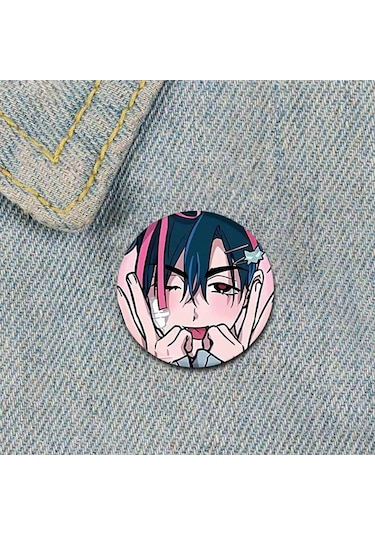 Yeni Animasyon Uzaylı Sahne Broş Çanta Şapka Dekorasyon Yaratıcı Havalı Anime Çocuk 44mm 1.73inch Style 12 44mm 1.73inch Çok Renkli