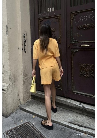 Supplierby Freesia Regular Tişört Takım 9348-08 Hardal