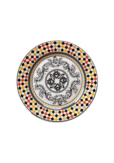 Lucky Art Margery Bone Porselen Barok Desenli 6 Lı Tabak Seti 27 Cm Lyhd 538