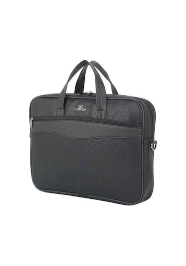 Case Club 1414-1 Evrak Çantası Omuz Askılı 15,6 Inç El Omuz Çantası Siyah