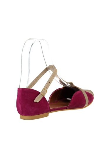 Fox Shoes Ten/fuşya Kadın Babet B726881802 Ten Ten Rengi