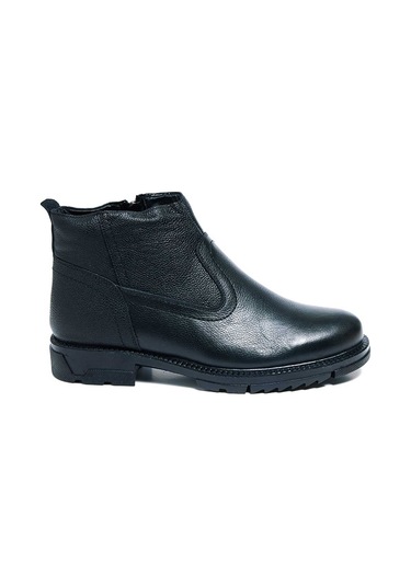 Bestello Bağcıksız Kauçuk Düz Bot 011-2050-24k Erkek Bot Siyah