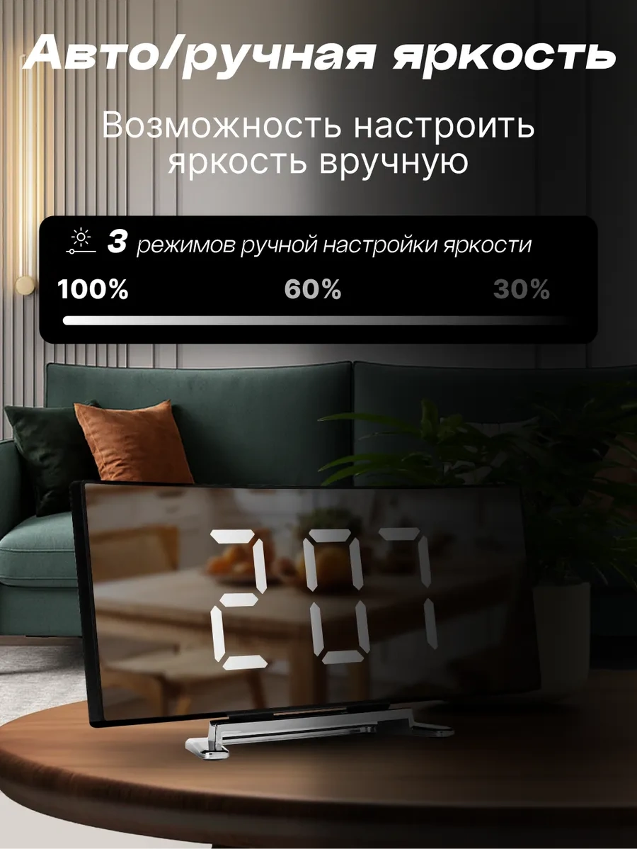 Casy Market Masaüstü Elektronik Saat Prizden Şarjlı Çalar Saat İç Mekan İçin 65408442 Beyaz