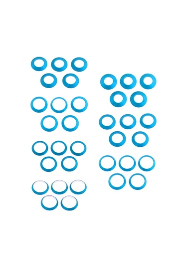 Homyl Çubuk Bina Kimliği Için 5 Adet Eloksallı Kimlik-9.0mm