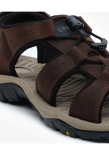 Greyder Erkek Haki Hakiki Deri Sandalet 5y1cs14630 52138 Hakı