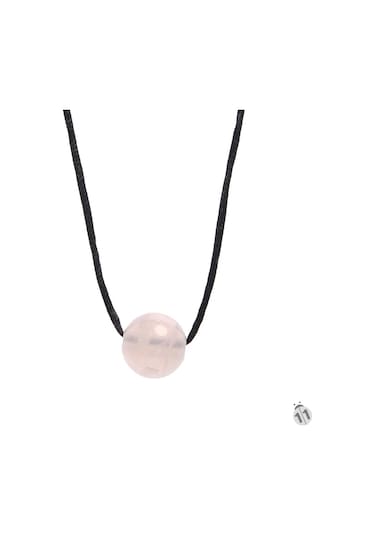 Mineral Takı Pembe Kuvars Kolye