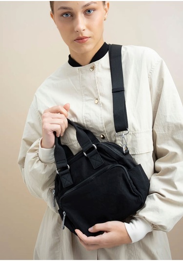 Matthew Cox Byn2335 Çok Gözlü Yıkanabilir Kumaş Çapraz Çanta Kadın Çok Renkli