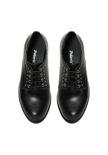 Polaris 324037.z 4pr Siyah Kadın Oxford Ayakkabı 000000000101876255 Siyah