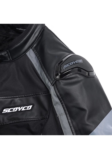 Scoyco Jk152 Siyah Gri Motosiklet Montu