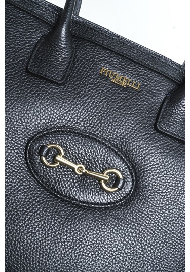 Omuz Çantası Kadın Eloıse M Piumelli Milano Bag D28 Black Siyah