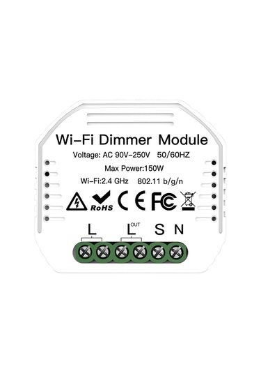 Padalink 90-250v Gizli Wifi Akıllı Anahtar Modülü - Ses Kontrol Ve Zamanlama Fonksiyonlu Işığın Parlaklığını Ayarlayabilir