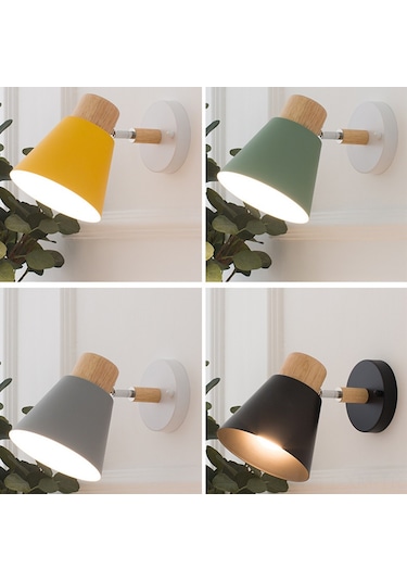 Ximistore9 Koyu Siyah 16 Eğimli Kasa Duvar Lambası - Modern Minimalist, Okuma Için Uygun, Oturma Odası, Yatak Odası, Merdiven Ve Koridorlar İçin Işık Kaynağı Yok Siyah