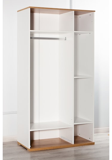 Eva 301 - 3 Kapaklı 1 Çekmeceli Gardırop