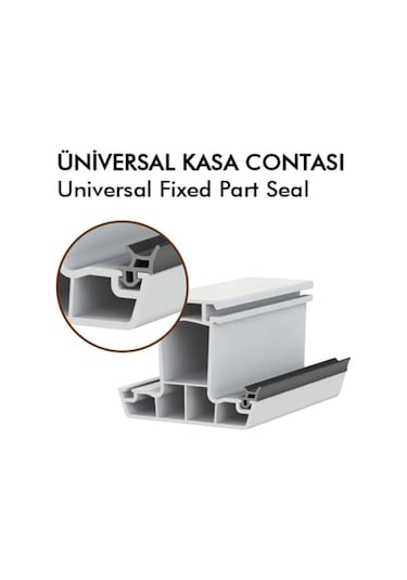 Pimapen Pvc Kapı Pencere Fitili Contası 25 Metre Siyah