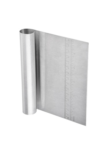 Moveevo Pasta, Hamur Ve Pasta Krema Dağıtıcı, Çikolata Kıvrımları Ve Yıkama İçin Paslanmaz Çelik Hamur Scraperı - 15x12cm Diğer
