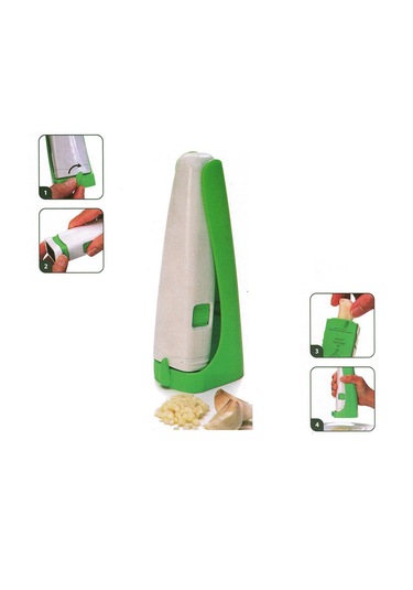 Homyl Sarımsak Basın Zencefil Baskı Doğrayıcı Kesici Kıyma Yeşil