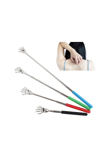 Folinda Kırmızı Gergi Şti Rilebili R El Şekli 201 Çelı K Evçi L Kaşıklama Aleti - 59 Cm Açık / 22 Cm Katlanır Kırmızı