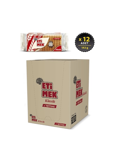 Eti Etimek Klasik Kızarmış Ekmek 12 x 143 G