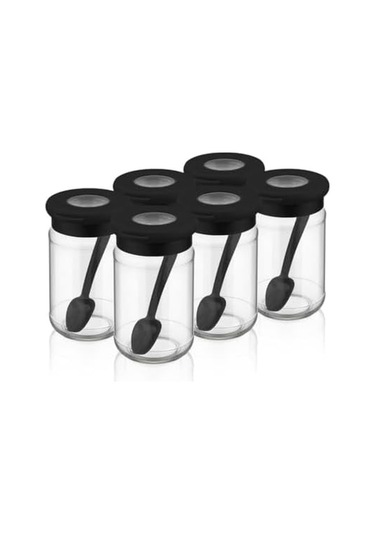 Life 6 Adet 400 Ml Kendinden Kaşıklı Baharatlık Seti Mıt1093 S