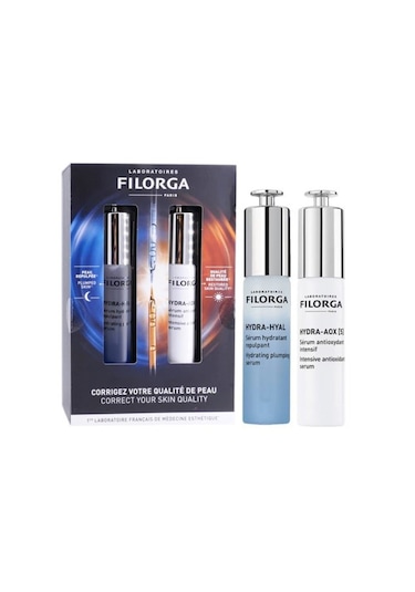 Filorga Hydra-Aox 5 Intensive Antioxidant Serum 30 ML + Hydra-Hyal Hydrating Plumping Serum 30 ML
