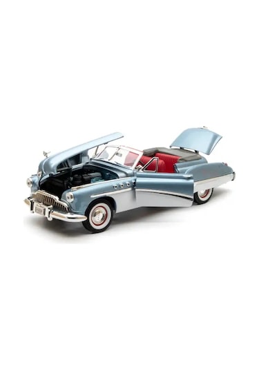 1949 Buick Roadmaster Convertible - Light Blue 1:18 Scale Diecast Model Car Motormax