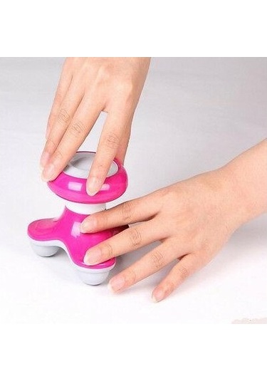 El Derin Masaj Aleti Mini Masaj Elektrikli Dalga Titreşimli Tam Vücut Masajı Kırmızı R08a3k Çok Renkli