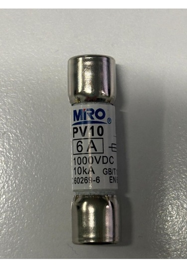 Miro Bs314-pv/6a/10x38 ,10x38mm 1000vdc/6a Gpv/ges Kartuş Sigorta