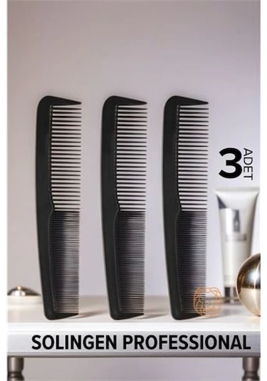 Modacar Erkek Cep Tarağı 12 Cm 3 Adet Solingen Professional