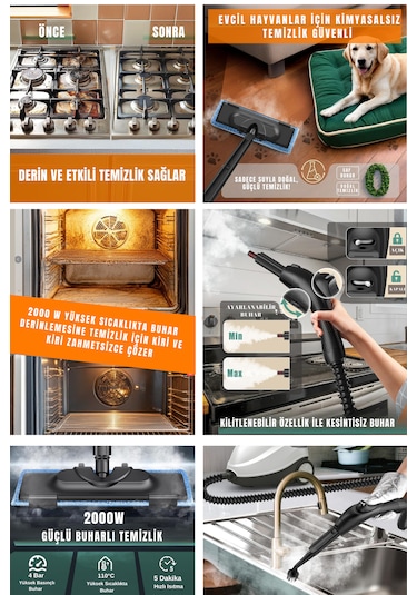 Mogotech MG-101 Buharlı Temizlik Makinası