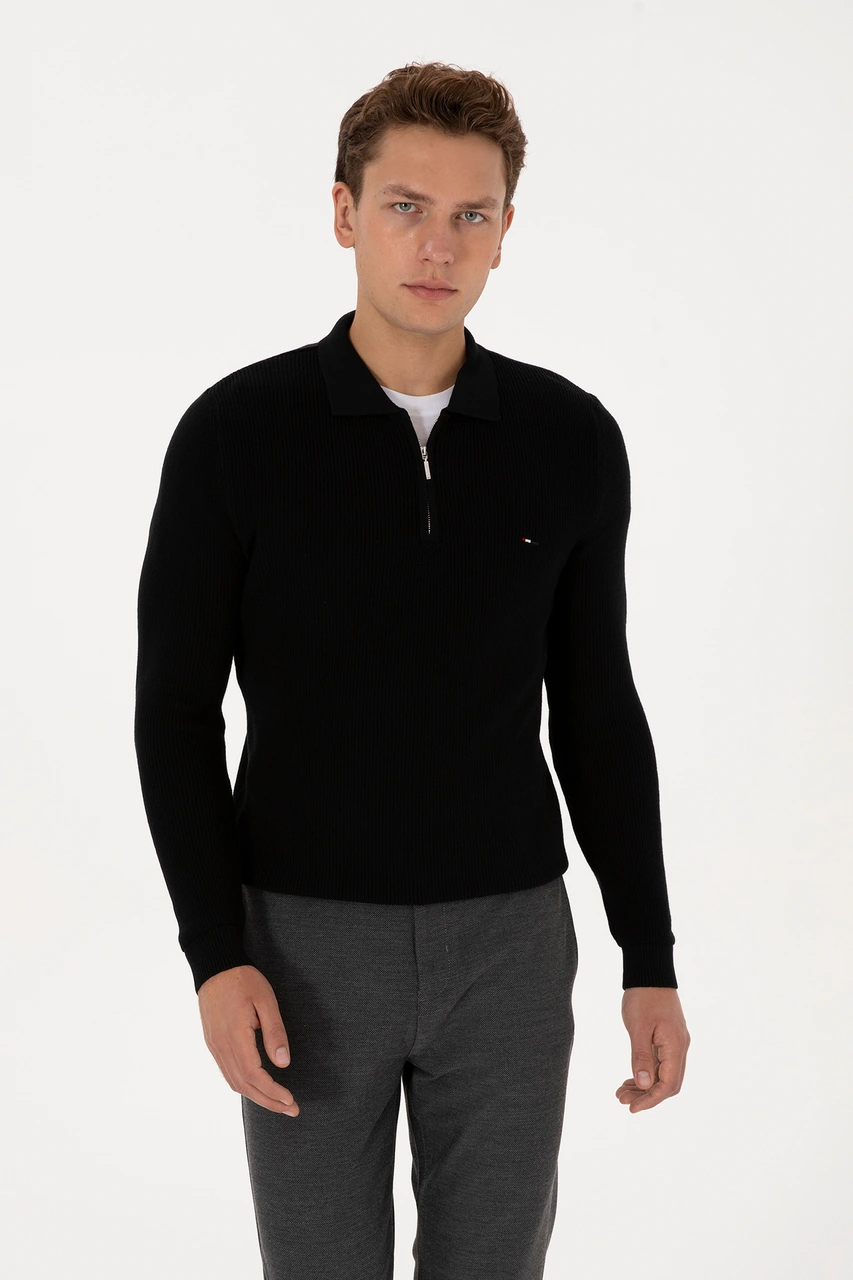 U.s. Polo Assn. Erkek Siyah Kazak /triko 50313685-vr046 Siyah