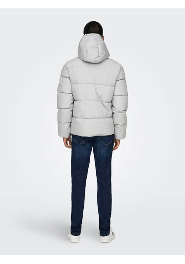 Only & Sons Erkek Mont Beyaz 22029661 Onselıjah Pckt. Hood Jacket Otw Noos 25kw21000040 W210181 Beyaz