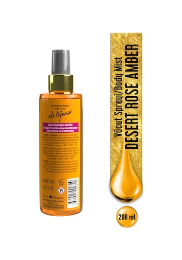Eda Taşpınar Rose Amber Body Mist Vücut Spreyi 200 ML
